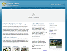 Tablet Screenshot of northshorefuneral.com